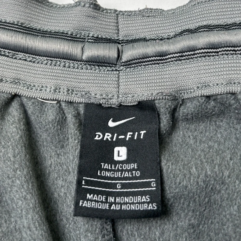 Nike Mens Dri-FIT Tall Fleece Lined Athletic Jogger Pants Size L Gray Sportswear